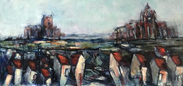 Contemporary Art Oil Painting of Whitby
