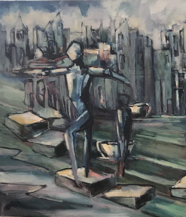 Oil painting for sale by Steph Trethowan called Compassion