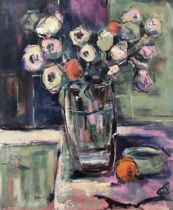 Contemporary Art oil painting for sale of flowers