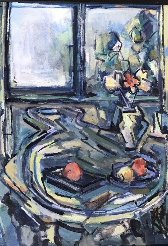 Patrick Heron inspired oil painting for sale by Steph Trethowan